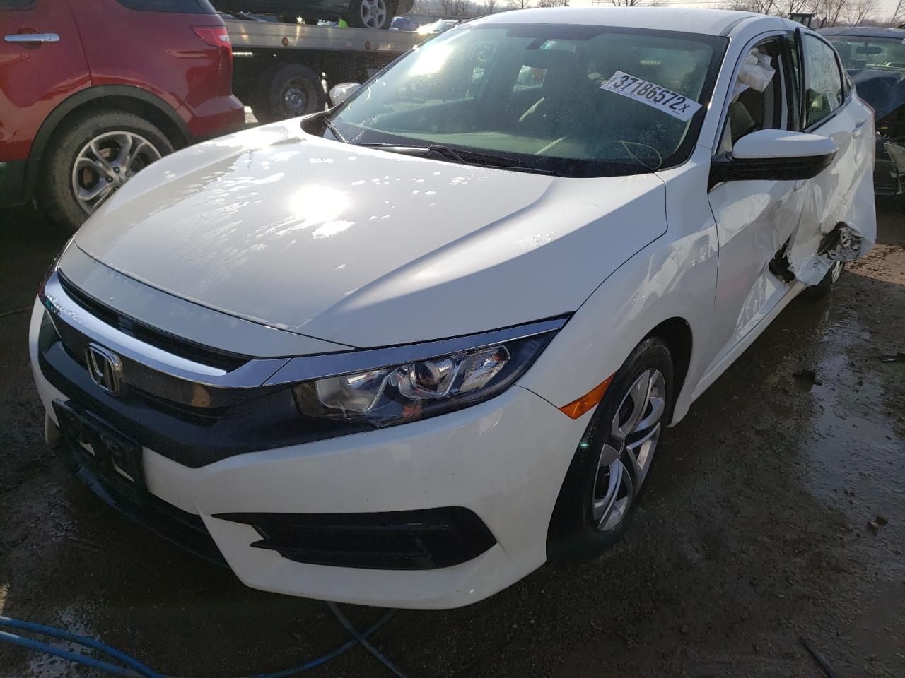 Photo 2 from auction – 2017 HONDA CIVIC LX with VIN 19XFC2F54HE081488
