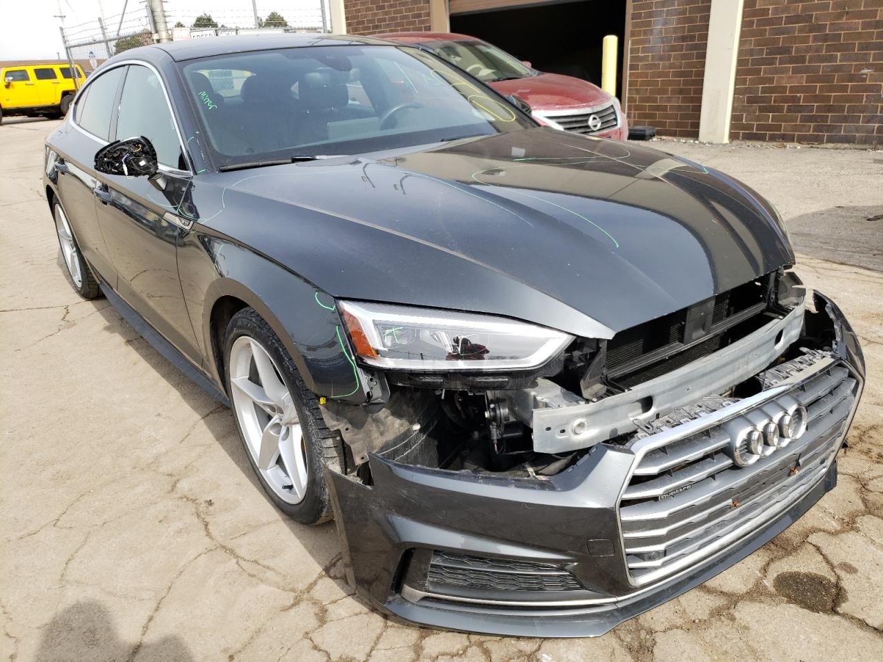 AUDI A5 PREMIUM 2018 with VIN WAUENCF52JA099389 - Photo from auction