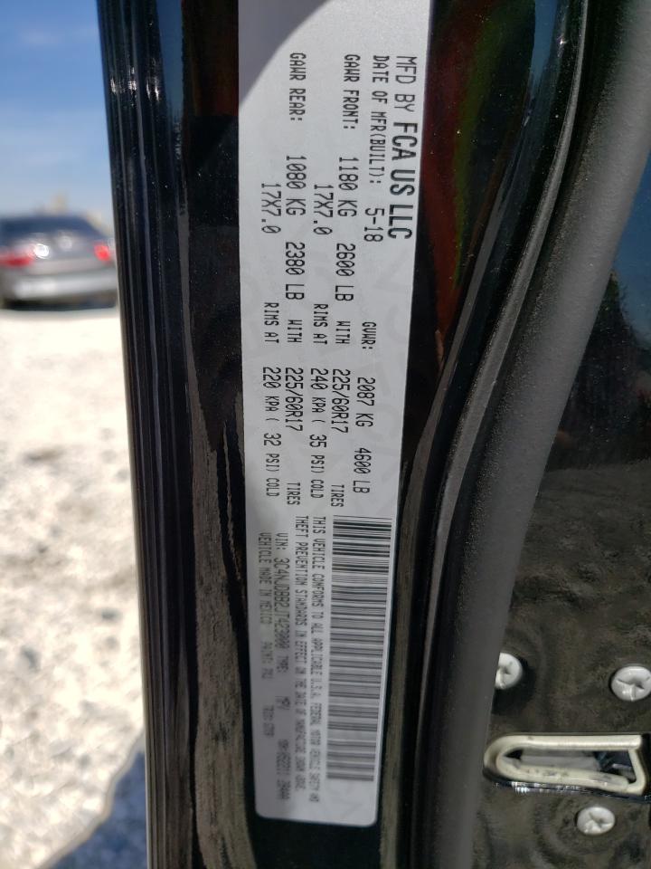 Photo 10 from auction – 2018 JEEP COMPASS LA with VIN 3C4NJDBB2JT423000