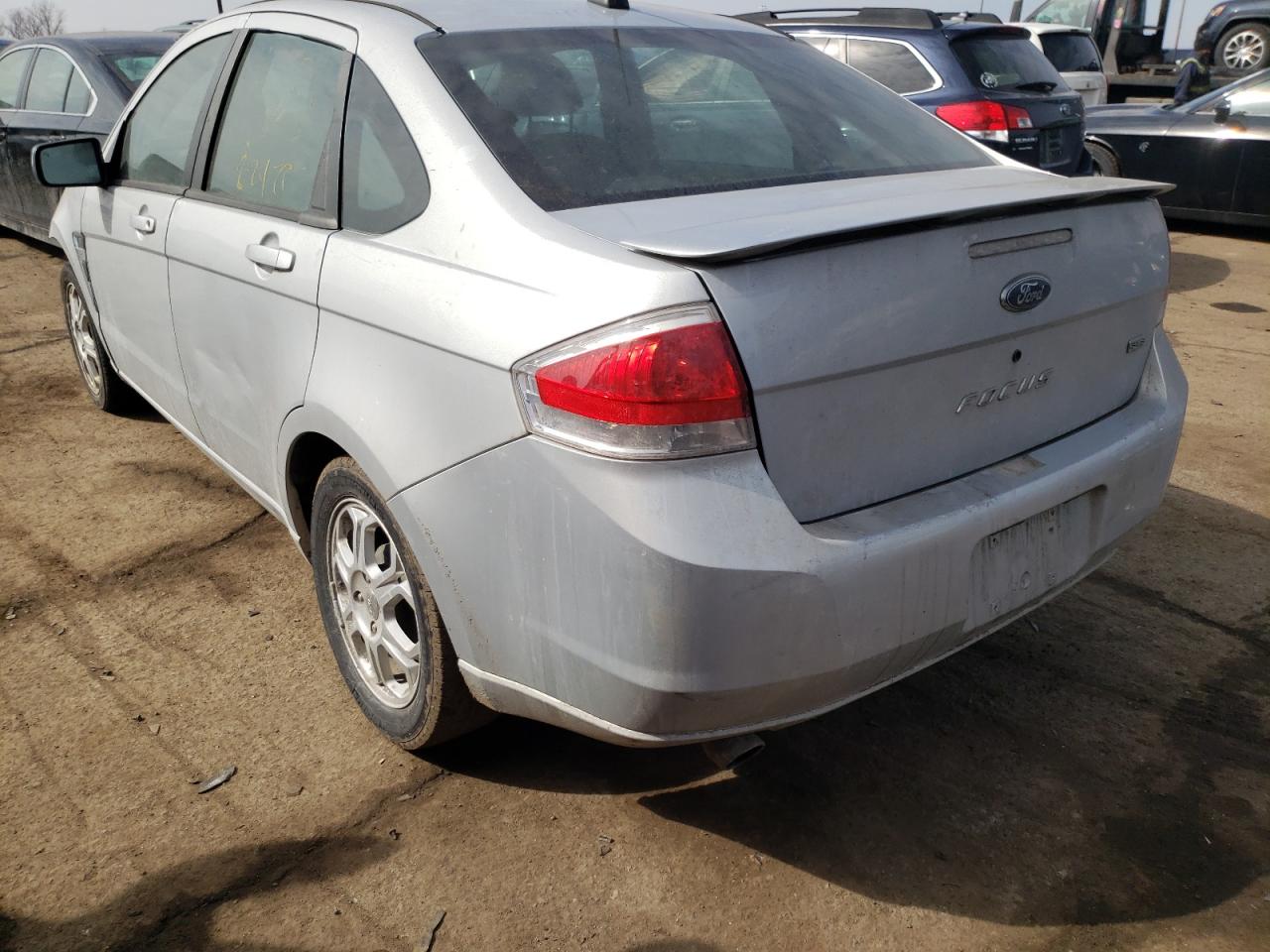 Photo 3 from auction – 2008 FORD FOCUS SE with VIN 1FAHP35N98W204184