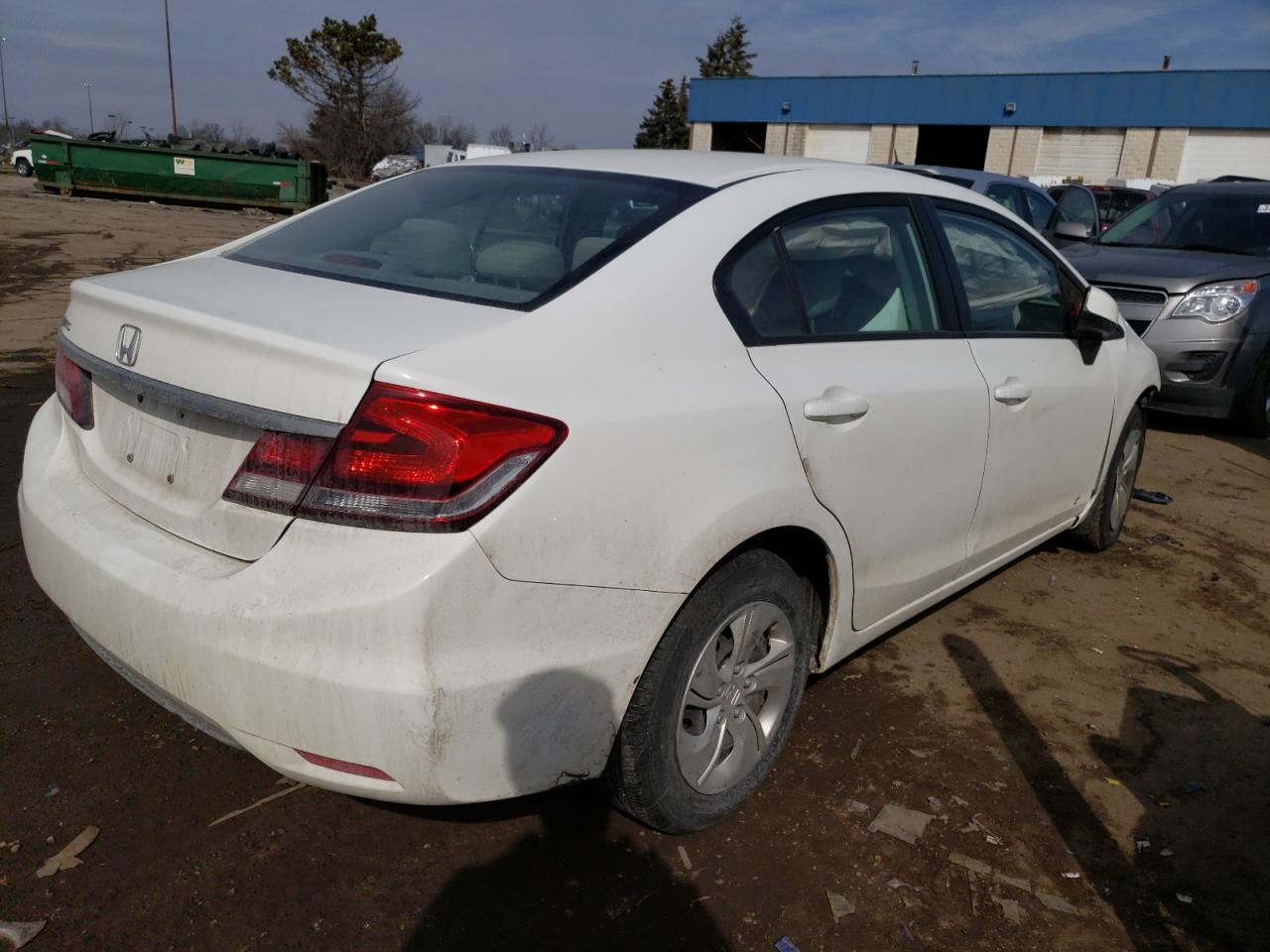 Photo 4 from auction – 2013 HONDA CIVIC LX with VIN 2HGFB2F46DH035008