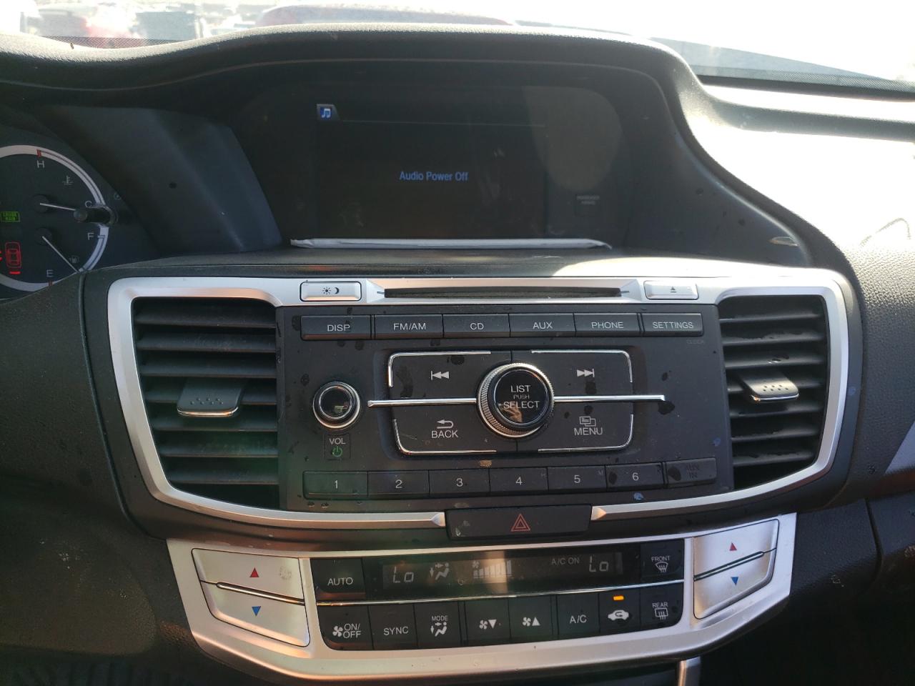 Photo 9 from auction – 2014 HONDA ACCORD LX with VIN 1HGCR2E35EA050137