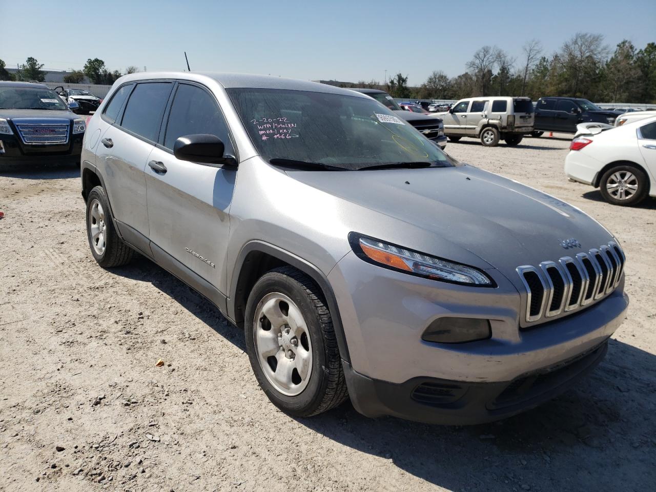 JEEP CHEROKEE S 2016 with VIN 1C4PJLABXGW307566 - Photo from auction