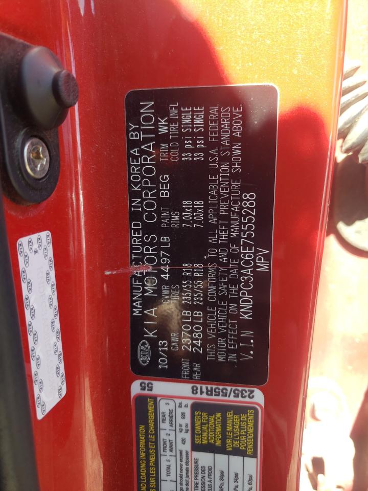 Photo 10 from auction – 2014 KIA SPORTAGE E with VIN KNDPC3AC6E7555288