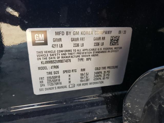 Photo 10 from auction – 2021 BUICK ENCORE GX with VIN KL4MMBS2XMB074076