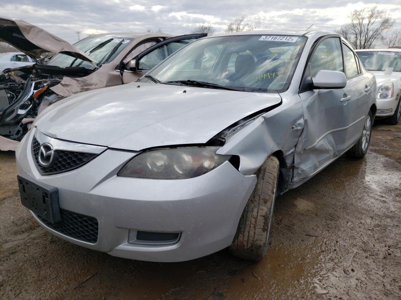 Photo 2 from auction – 2008 MAZDA 3 I with VIN JM1BK32FX81784943