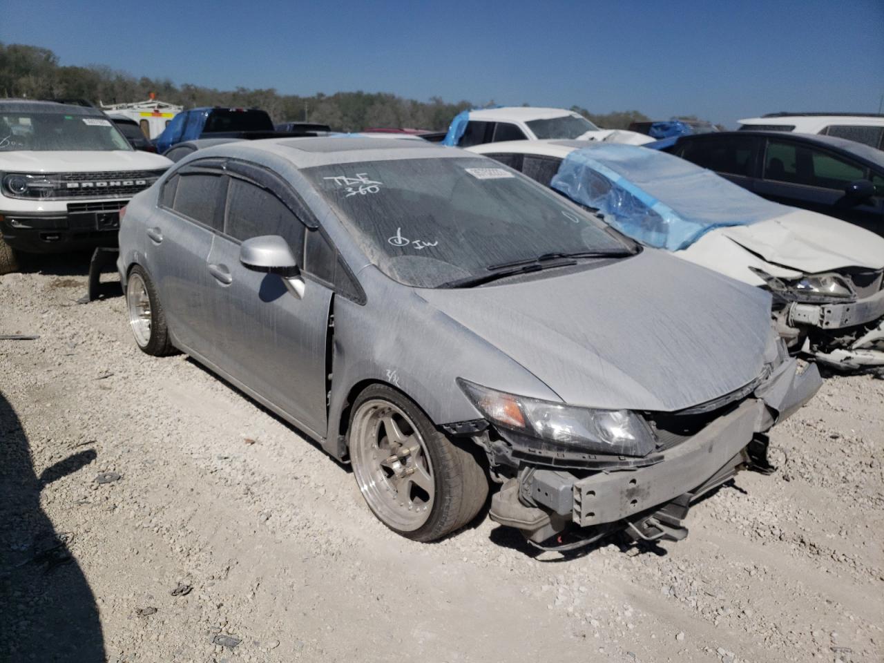 HONDA CIVIC EX 2013 with VIN 2HGFB2F85DH513888 - Photo from auction