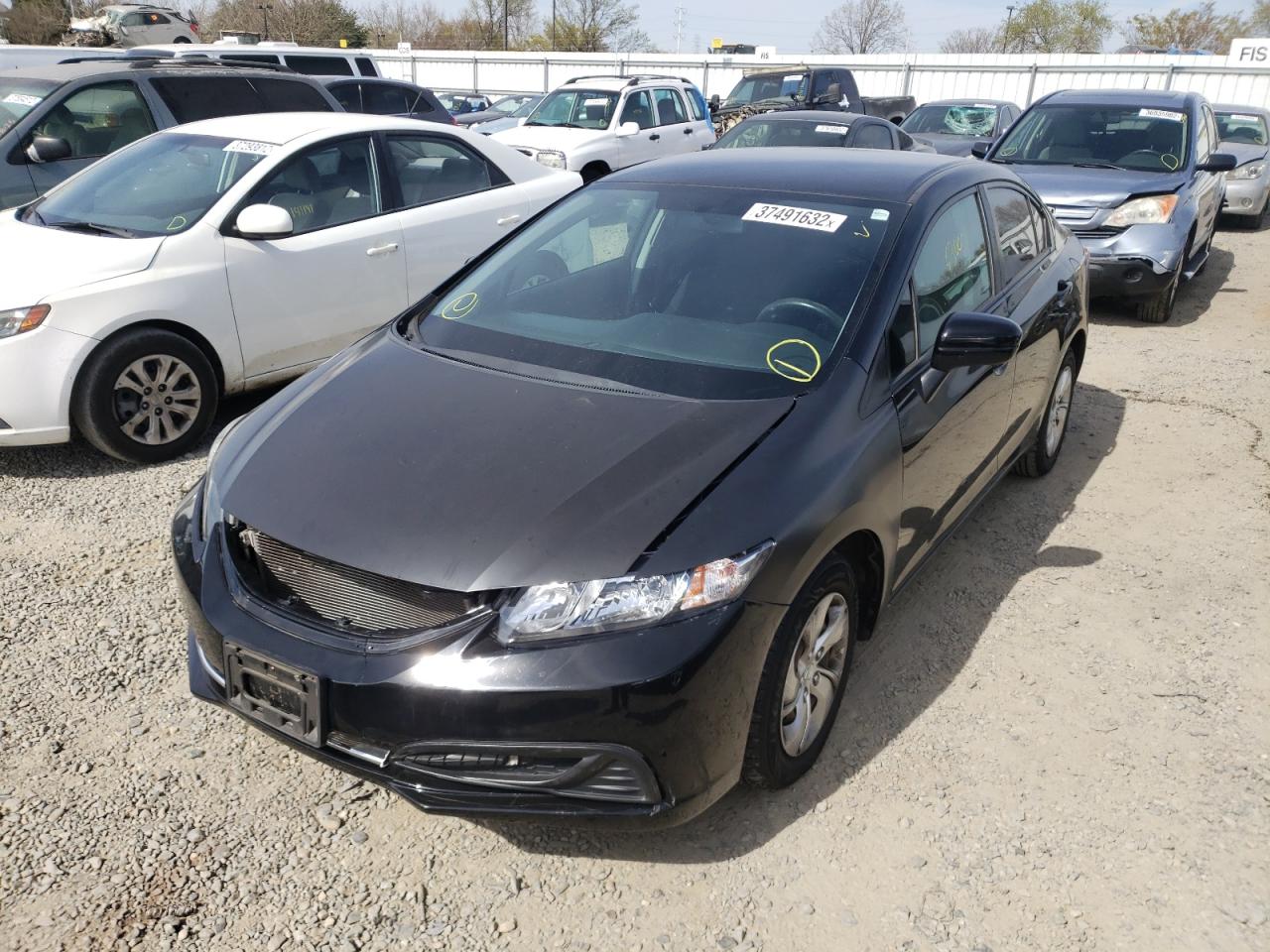 Photo 2 from auction – 2015 HONDA CIVIC LX with VIN 19XFB2F53FE294268