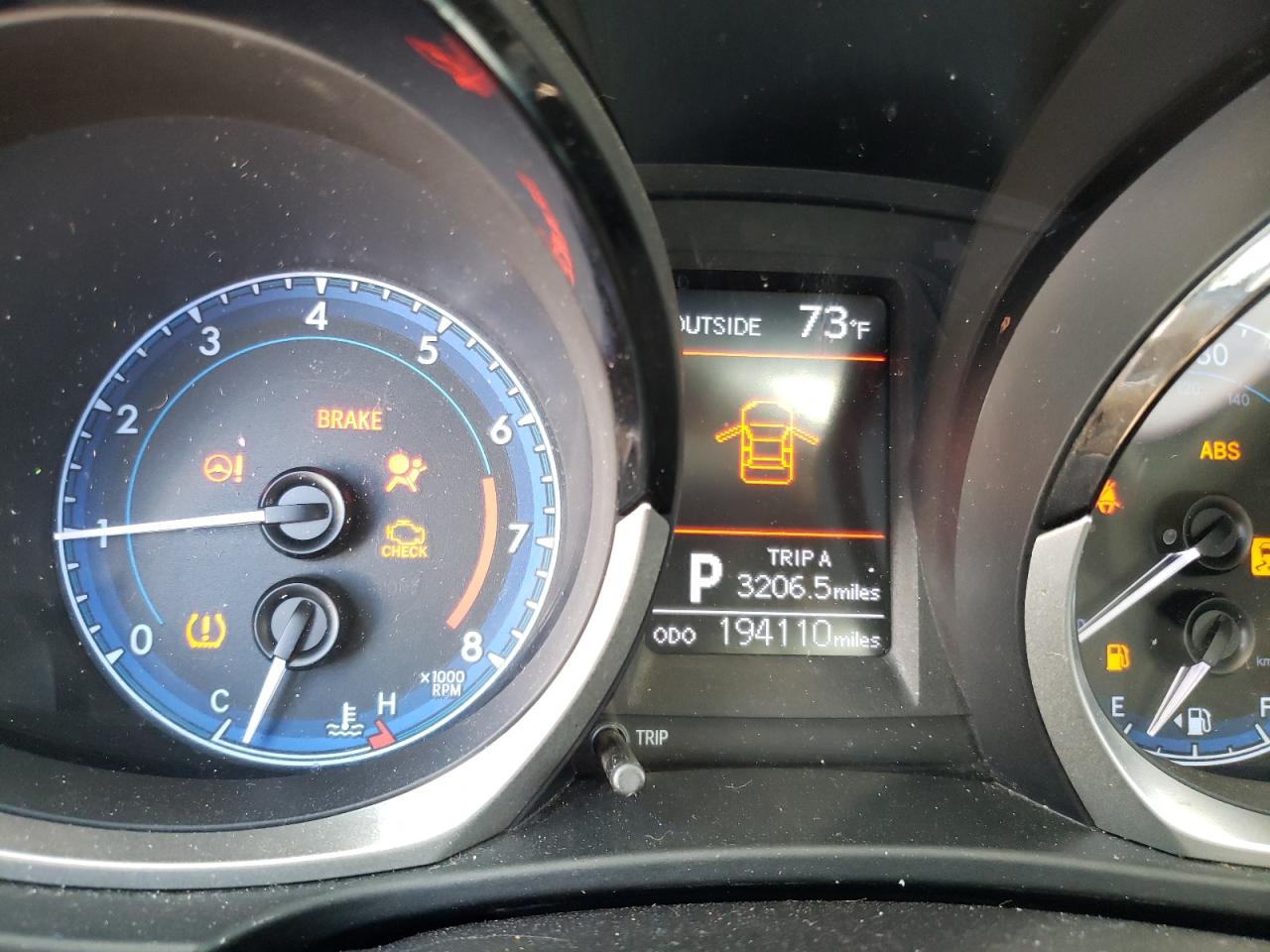 Photo 8 from auction – 2016 TOYOTA COROLLA L with VIN 5YFBURHE0GP370303