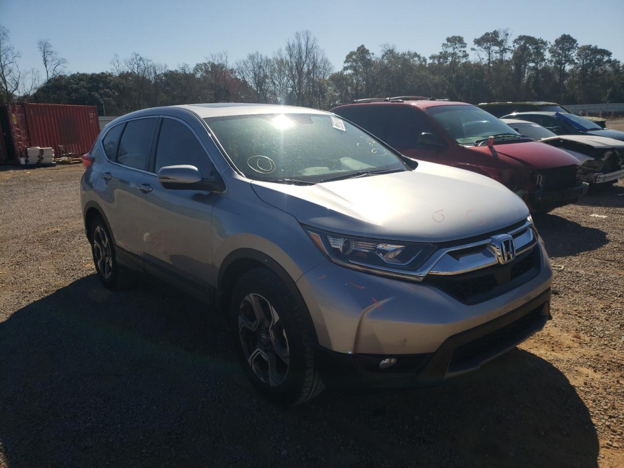HONDA CR-V EX 2017 with VIN 7FARW1H56HE047210 - Photo from auction
