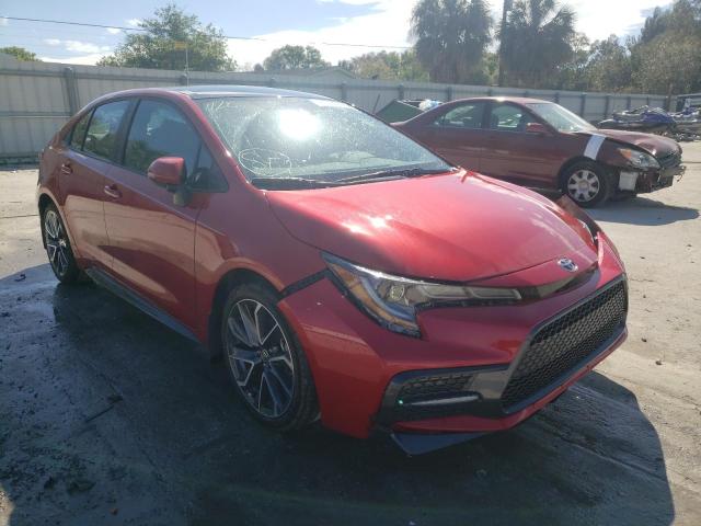 TOYOTA COROLLA SE 2021 with VIN 5YFS4MCE0MP089625 - Photo from auction