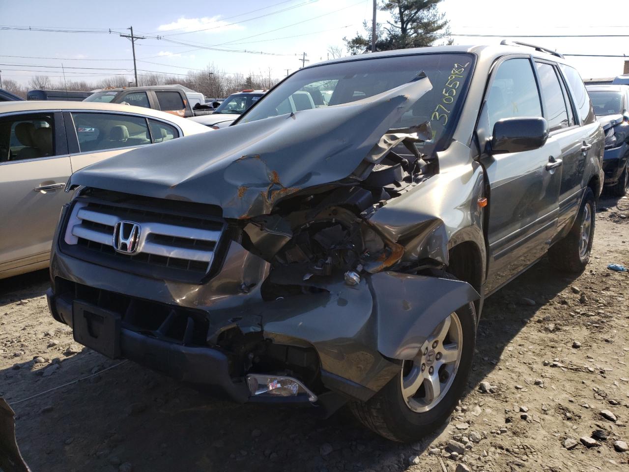 Photo 2 from auction – 2008 HONDA PILOT EXL with VIN 5FNYF18538B027522