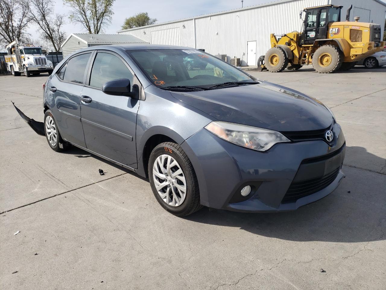 TOYOTA COROLLA L 2014 with VIN 2T1BURHE0EC005424 - Photo from auction