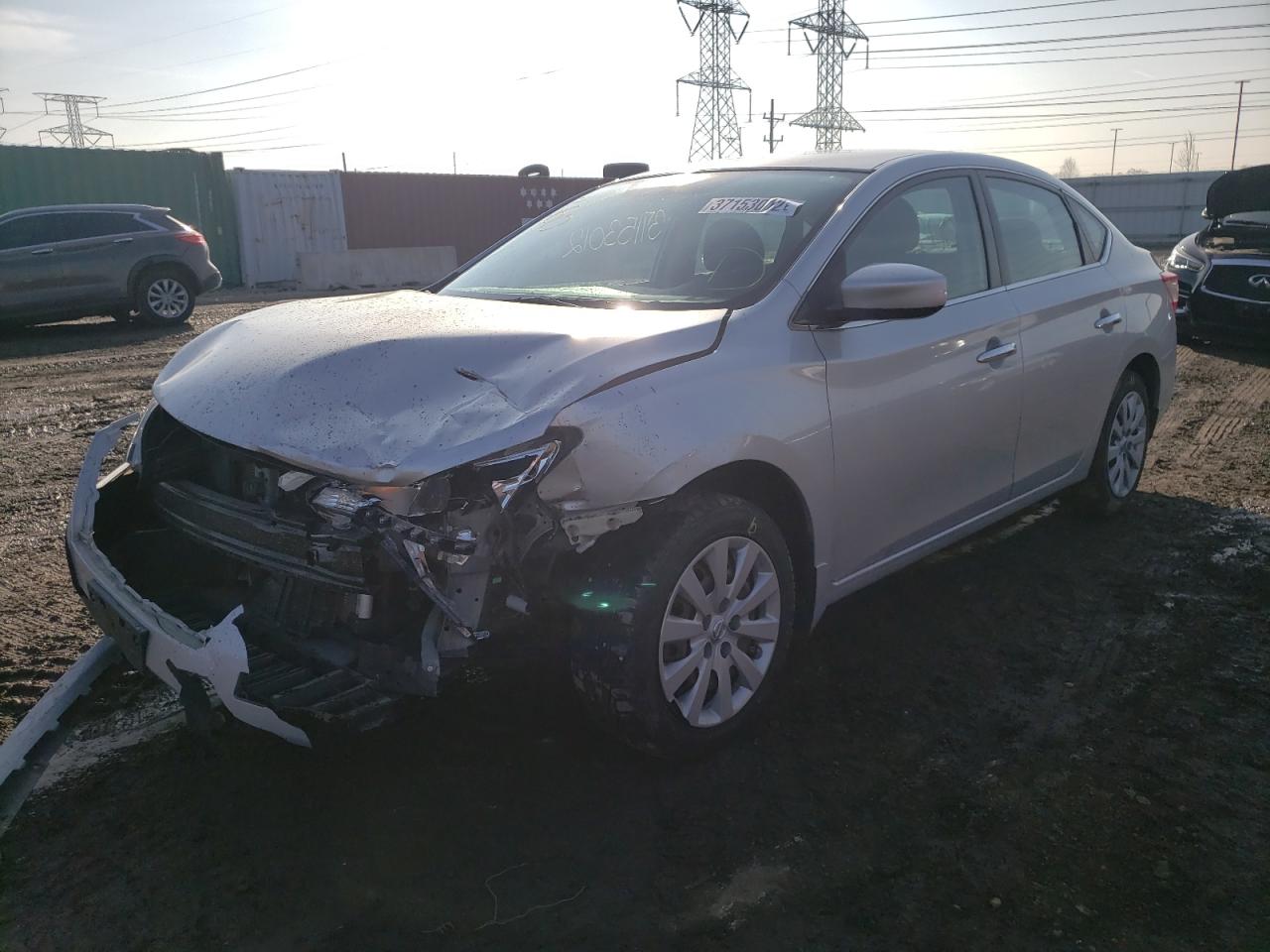 Photo 2 from auction – 2015 NISSAN SENTRA with VIN 3N1AB7AP8FY295773