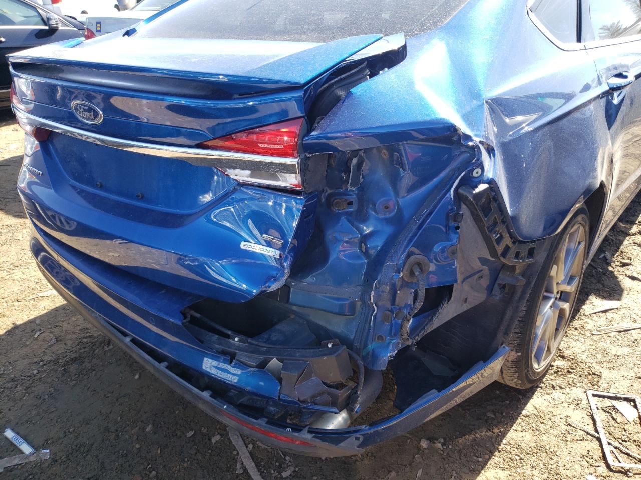Photo 9 from auction – 2017 FORD FUSION SE with VIN 3FA6P0HD8HR245207