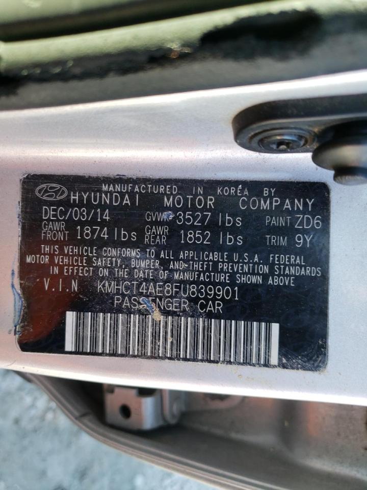 Photo 10 from auction – 2013 HYUNDAI ACCENT GLS with VIN KMHCT4AE5DU414276