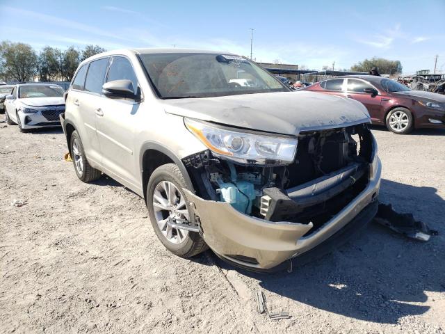 TOYOTA HIGHLANDER 2015 with VIN 5TDBKRFH1FS220001 - Photo from auction