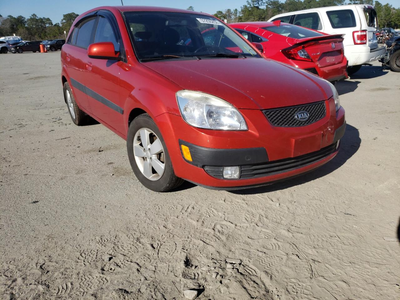 KIA RIO 5 SX 2009 with VIN KNADE243796466017 - Photo from auction