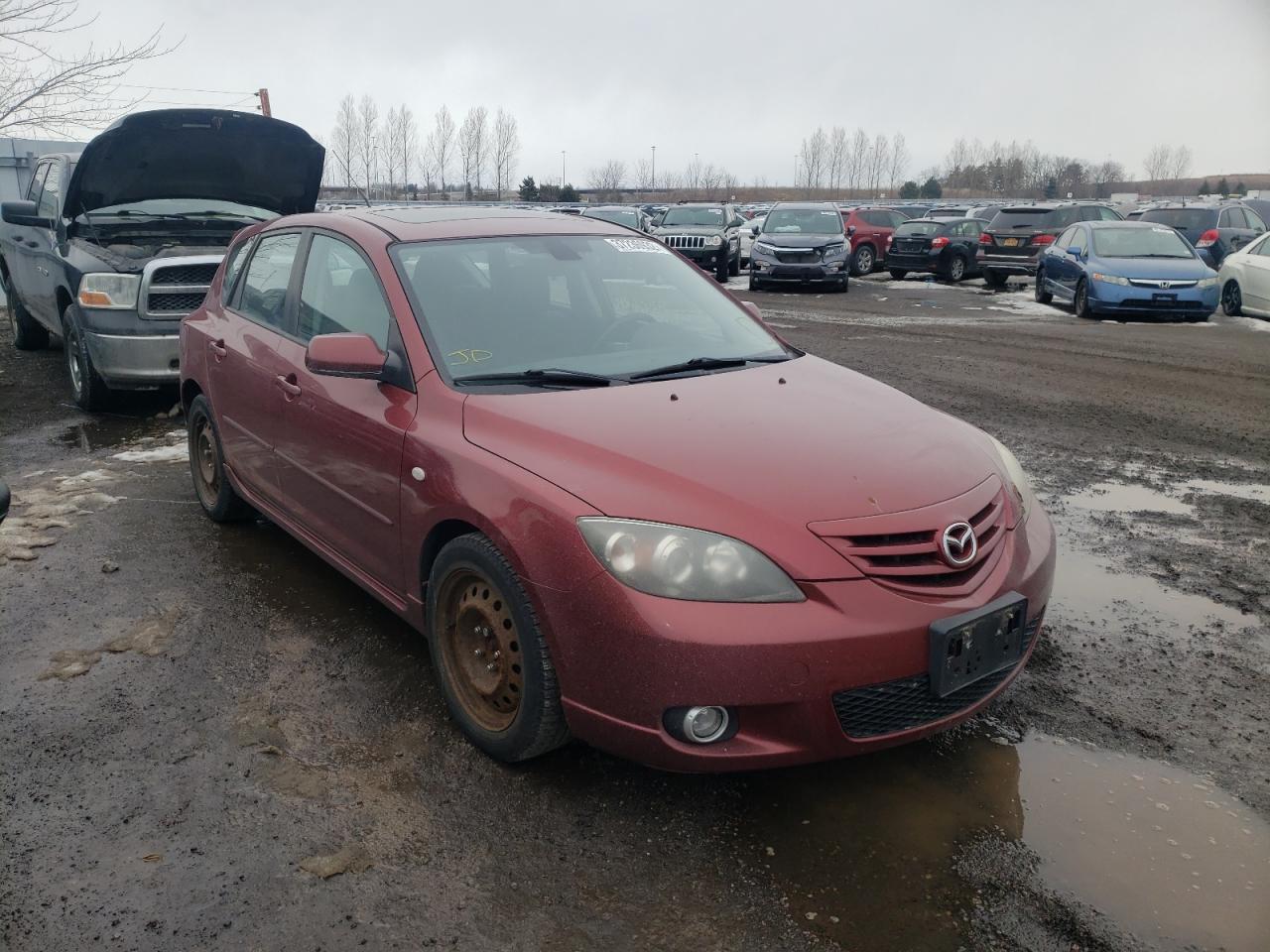 MAZDA 3 HATCHBAC 2006 with VIN JM1BK143561459962 - Photo from auction