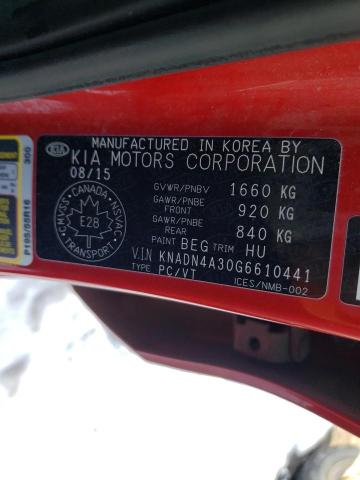 Photo 10 from auction – 2016 KIA RIO EX with VIN KNADN4A30G6610441