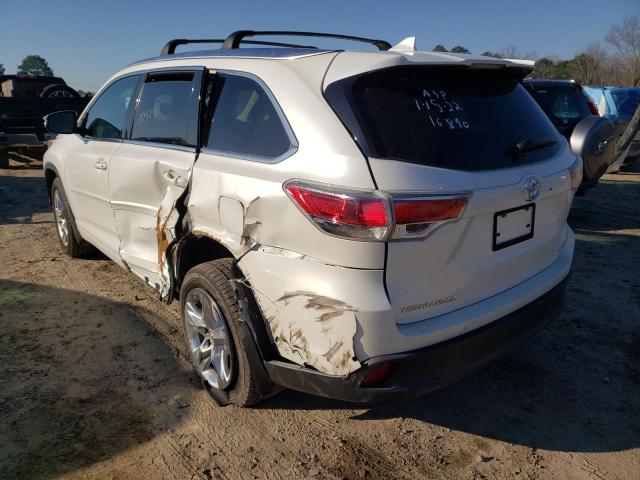 Photo 3 from auction – 2014 TOYOTA HIGHLANDER with VIN 5TDYKRFH2ES026814