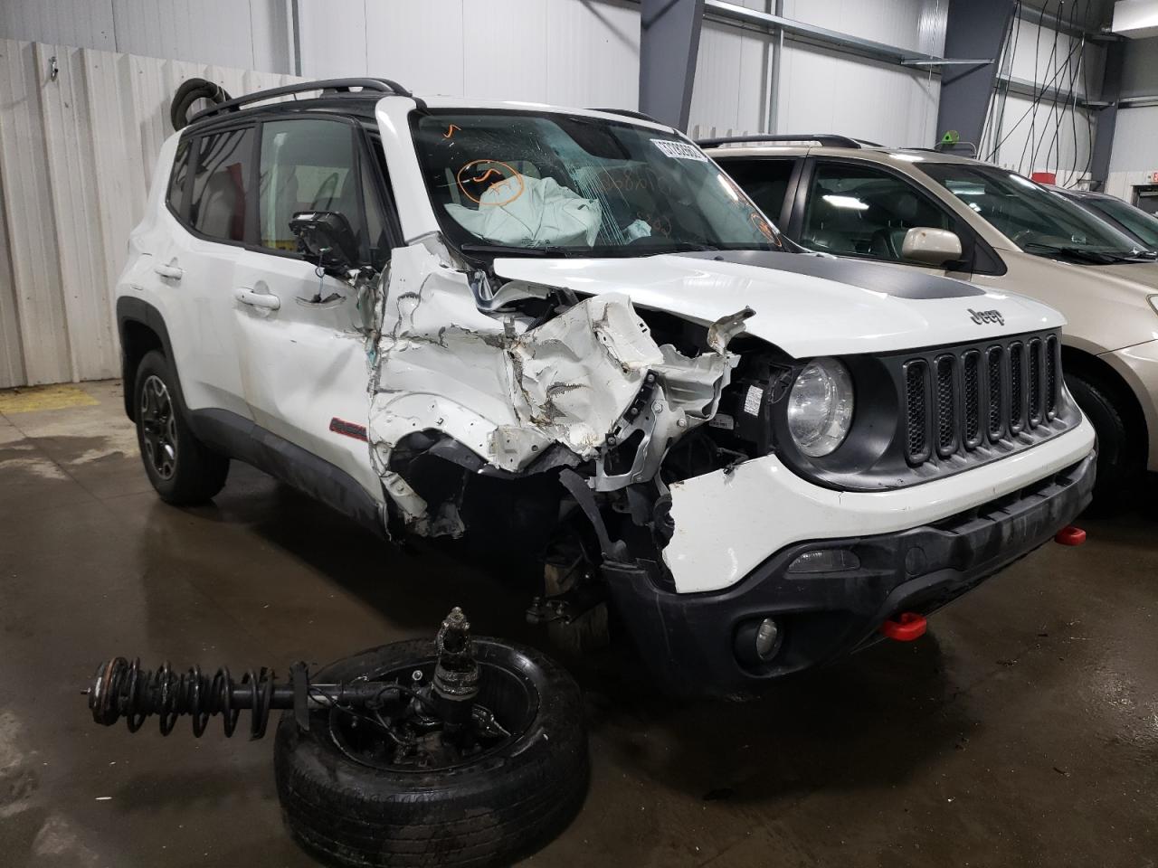 JEEP RENEGADE T 2017 with VIN ZACCJBCB8HPE72486 - Photo from auction