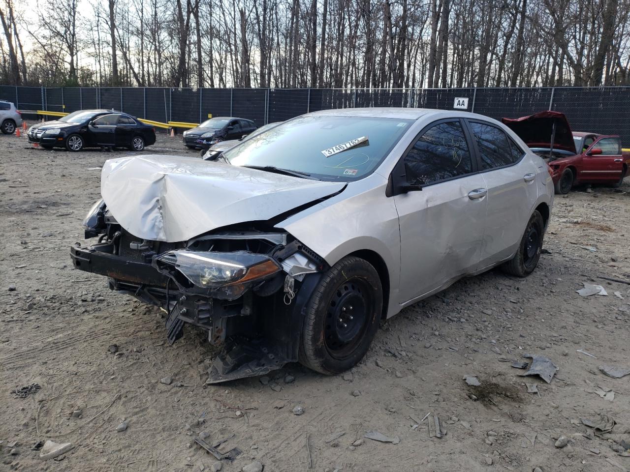 Photo 2 from auction – 2017 TOYOTA COROLLA L with VIN 2T1BURHE6HC911033