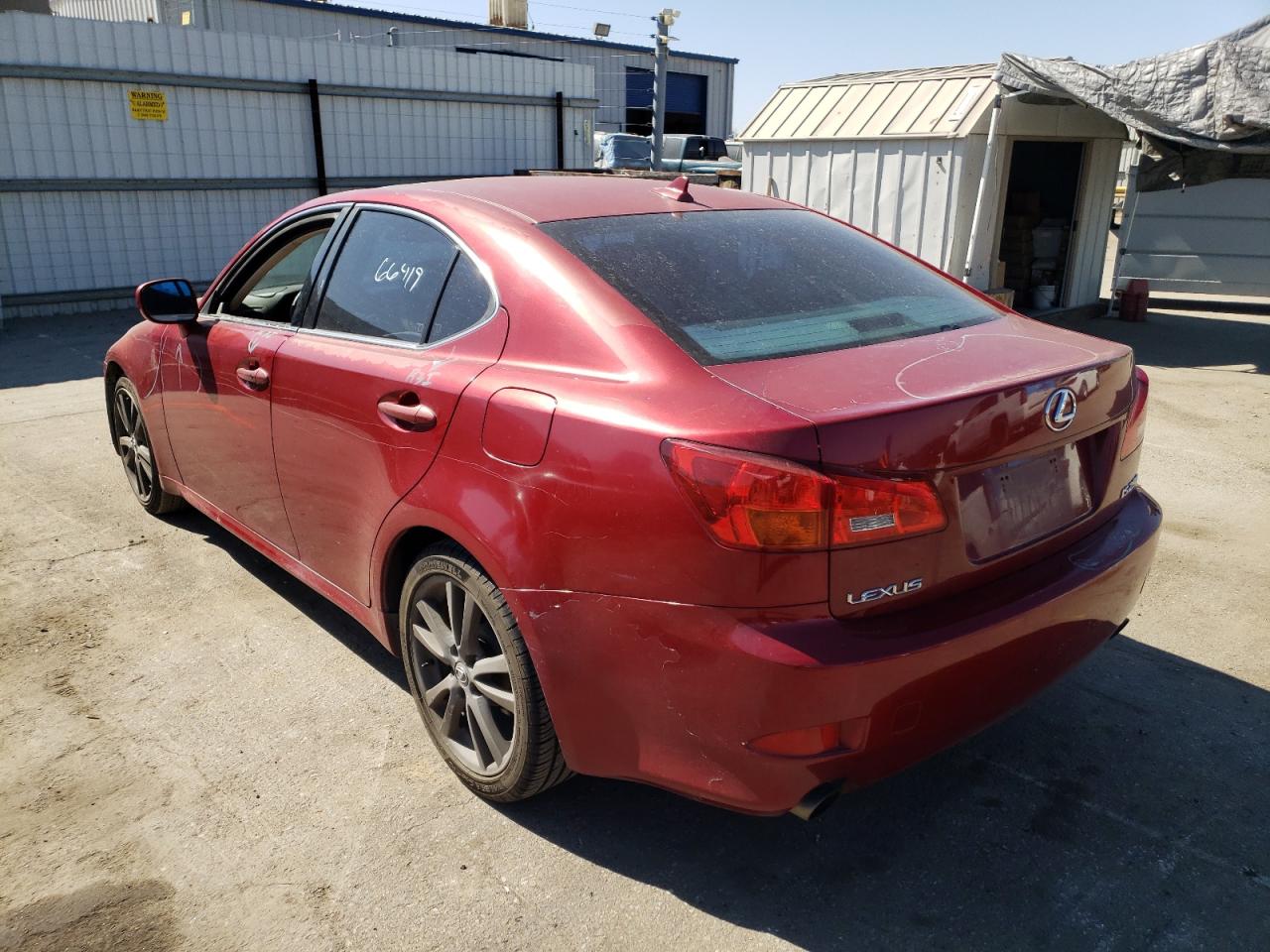 Photo 3 from auction – 2007 LEXUS IS 250 with VIN JTHBK262875034769