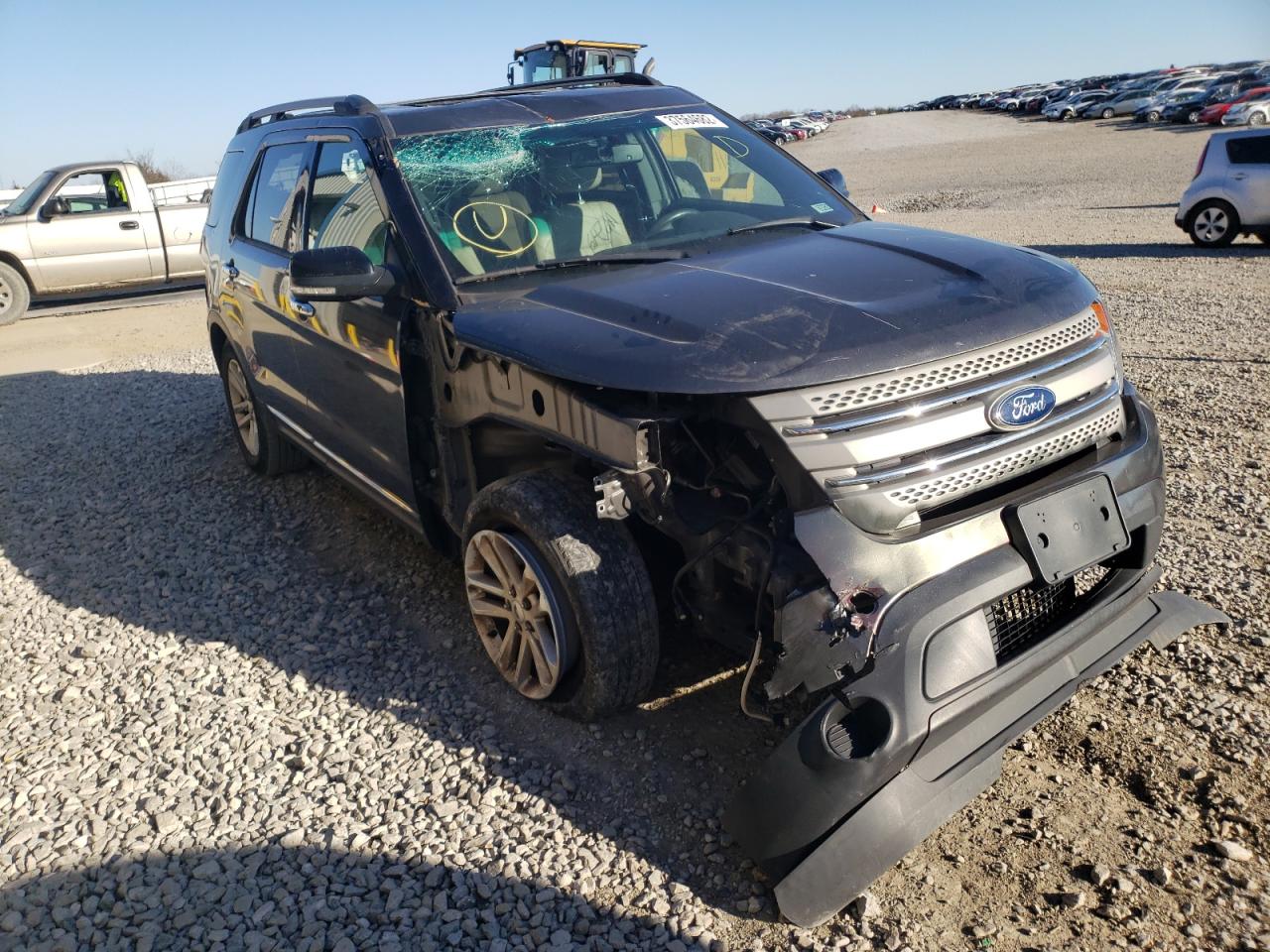 FORD EXPLORER X 2015 with VIN 1FM5K7D87FGA61236 - Photo from auction
