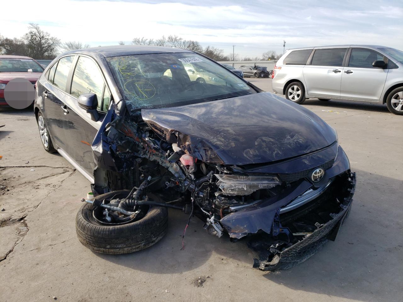 Photo 1 from auction – 2021 TOYOTA COROLLA LE with VIN JTDEPMAE6MJ136698