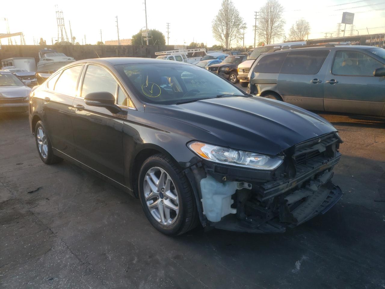 FORD FUSION SE 2014 with VIN 3FA6P0HD6ER241734 - Photo from auction