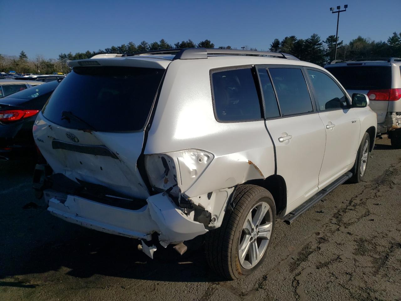 Photo 4 from auction – 2008 TOYOTA HIGHLANDER with VIN JTEES43A582092150