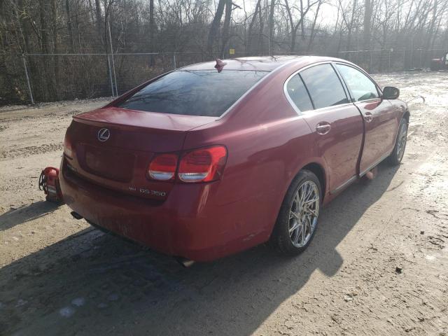 Photo 4 from auction – 2007 LEXUS GS 350 with VIN JTHCE96S470006677