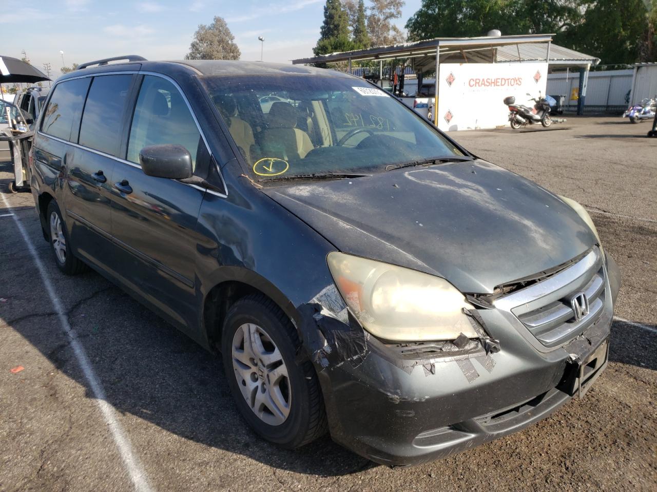 HONDA ODYSSEY EX 2006 with VIN 5FNRL38436B052983 - Photo from auction