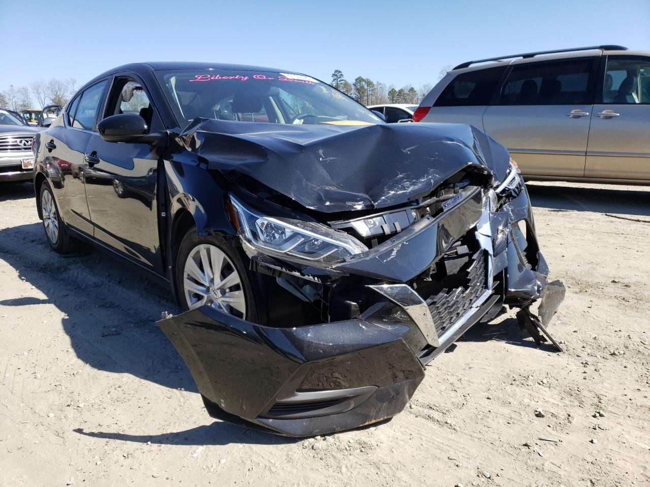 Photo 1 from auction – 2020 NISSAN SENTRA S with VIN 3N1AB8BV3LY222003