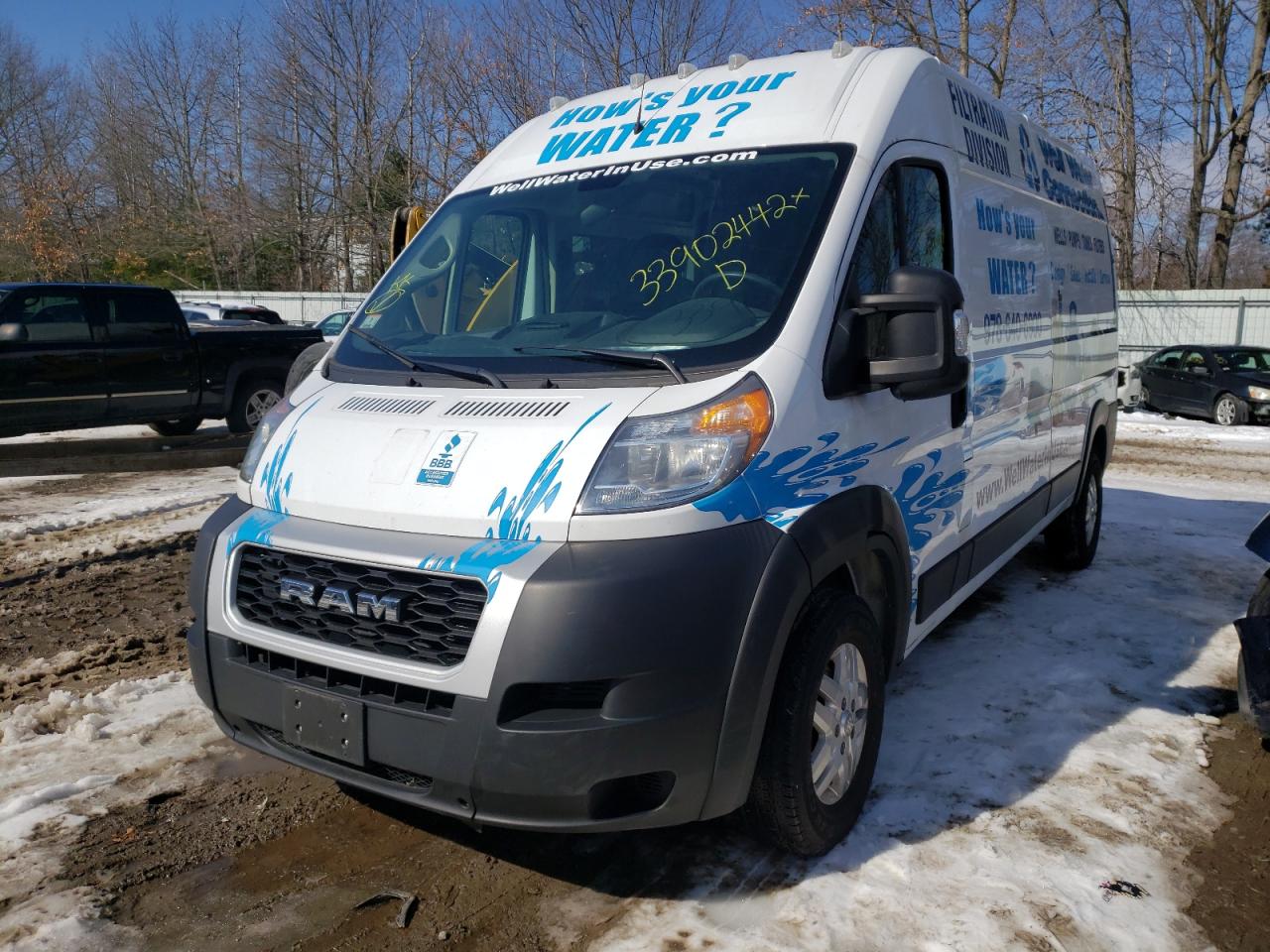 Photo 2 from auction – 2019 RAM PROMASTER with VIN 3C6TRVDG2KE535730