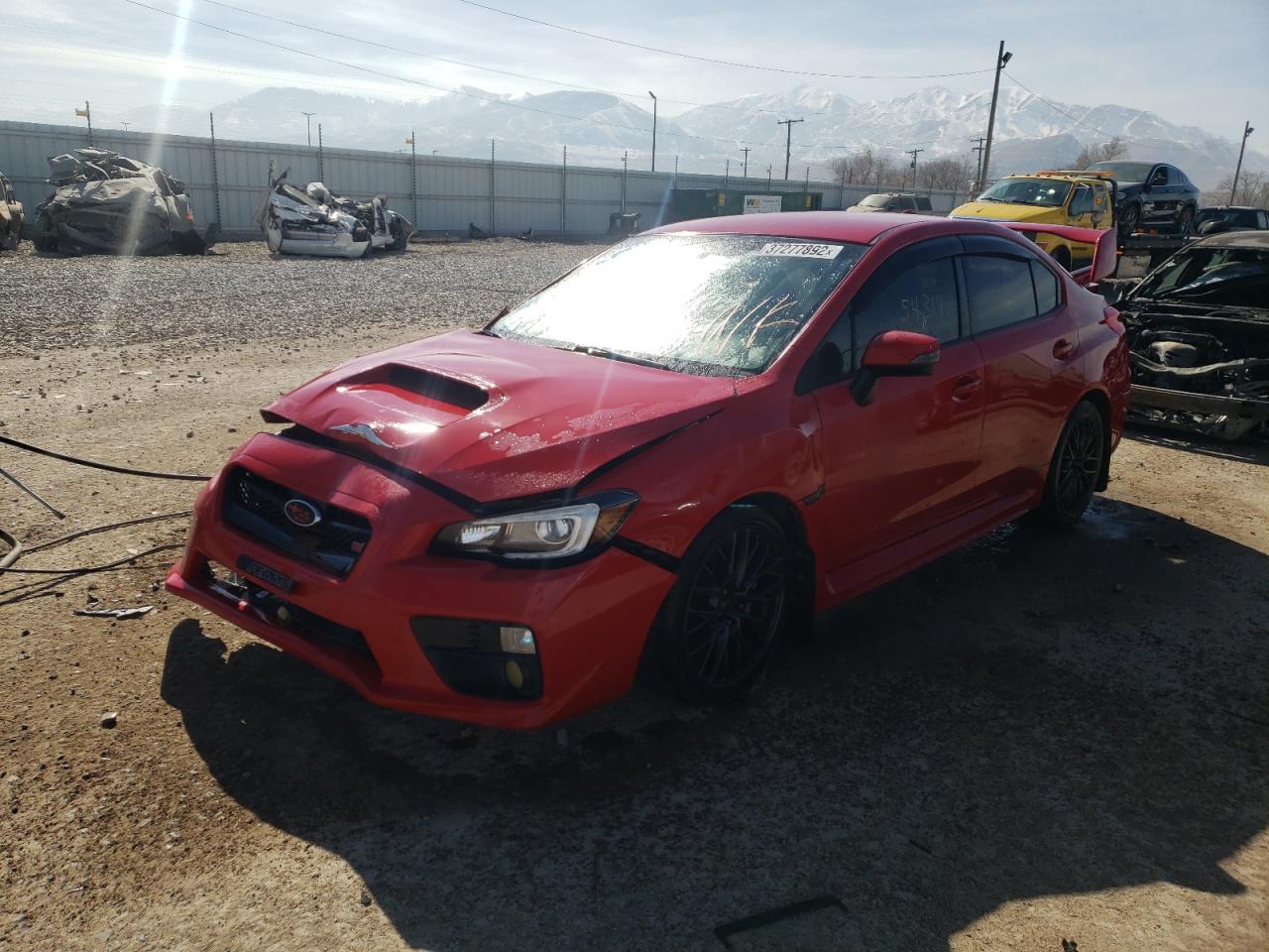 Photo 2 from auction – 2016 SUBARU WRX STI with VIN JF1VA2M62G9814630