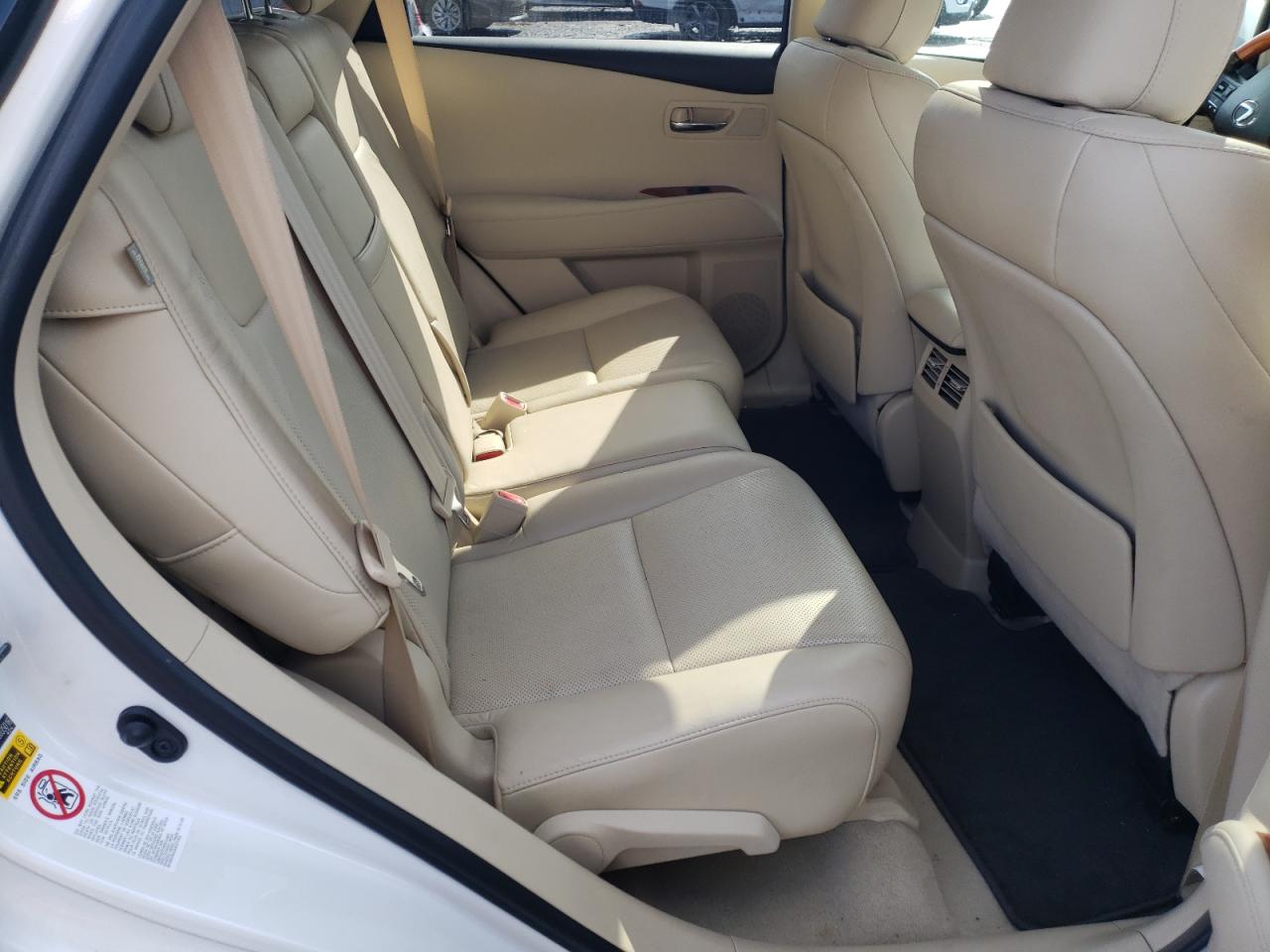 Photo 6 from auction – 2010 LEXUS RX 350 with VIN 2T2BK1BAXAC035016