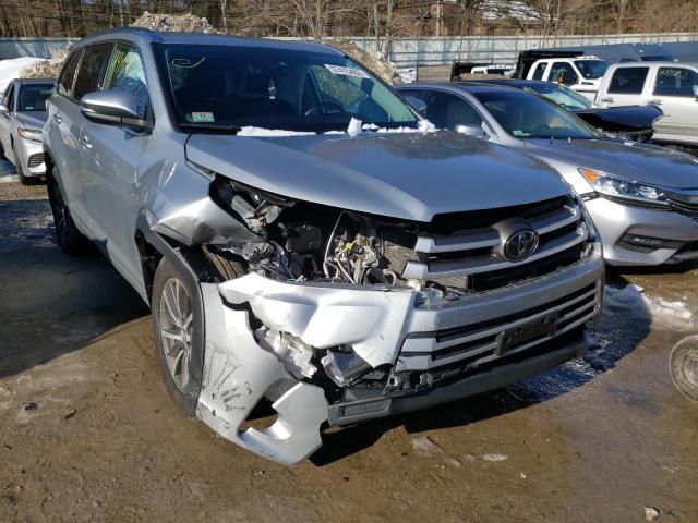 TOYOTA HIGHLANDER 2018 with VIN 5TDJZRFH9JS548735 - Photo from auction