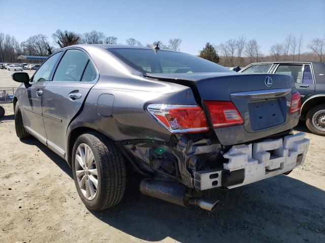 Photo 3 from auction – 2012 LEXUS ES 350 with VIN JTHBK1EG8C2498518