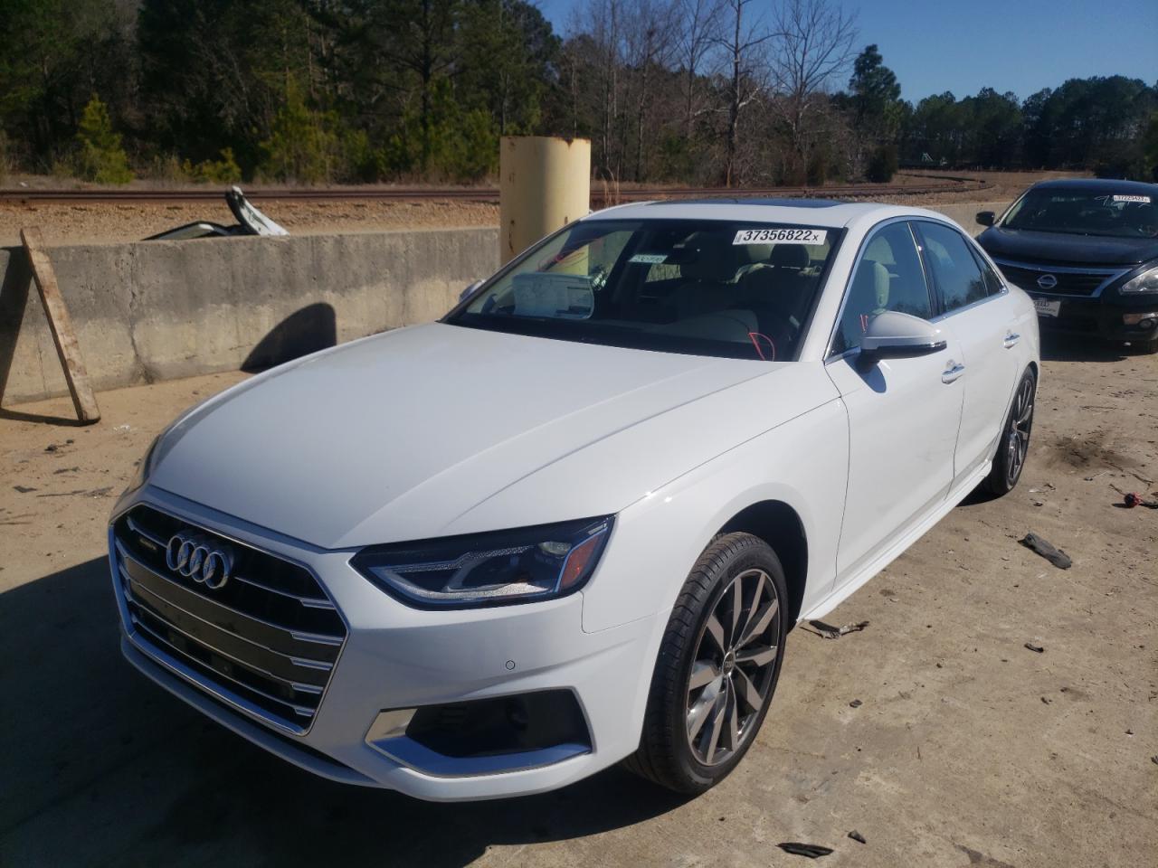 Photo 2 from auction – 2022 AUDI A4 PREMIUM with VIN WAUABAF43NA011538