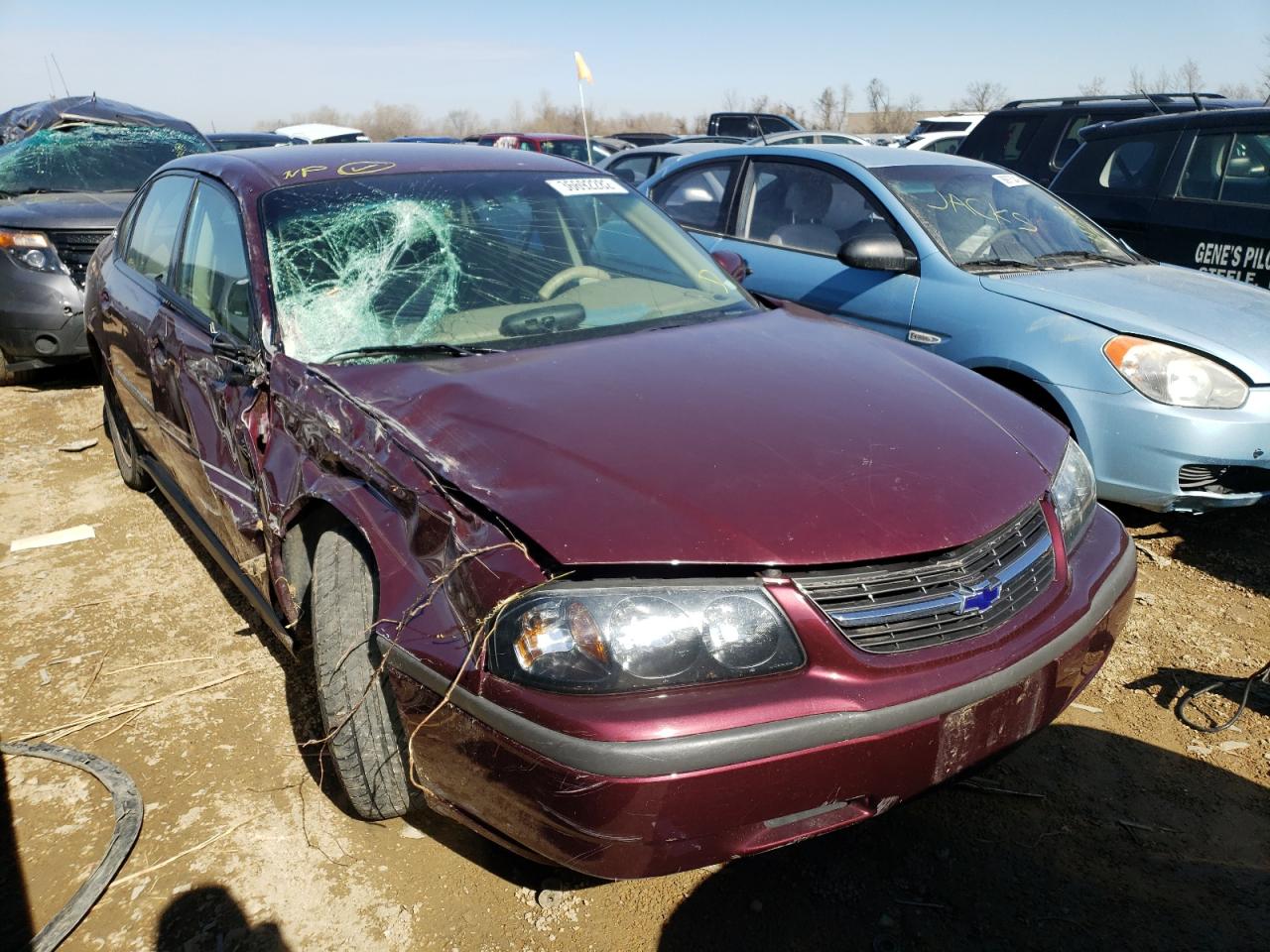 Photo 1 from auction – 2003 CHEVROLET IMPALA with VIN 2G1WF52E139168487