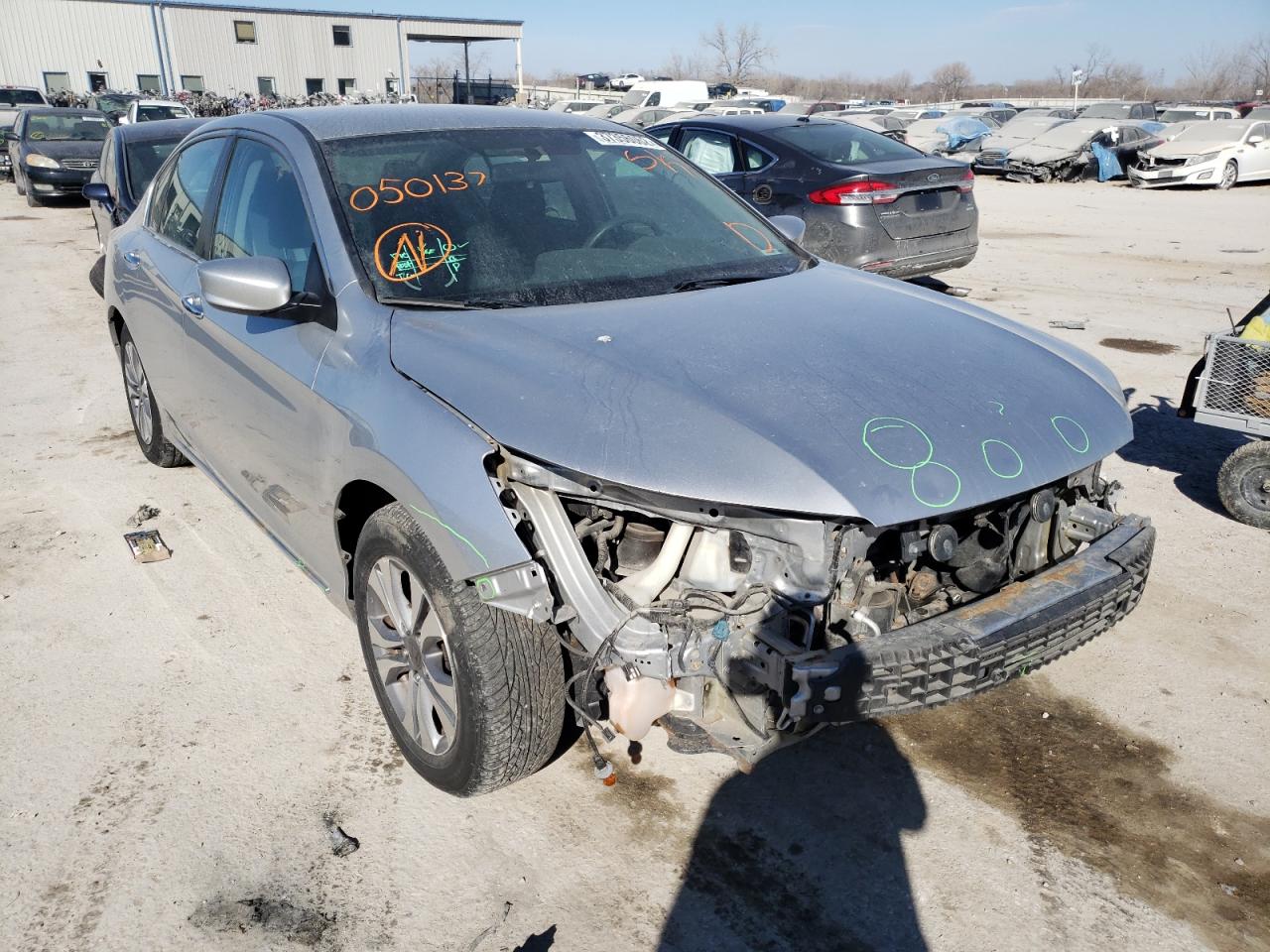 HONDA ACCORD LX 2014 with VIN 1HGCR2E35EA050137 - Photo from auction