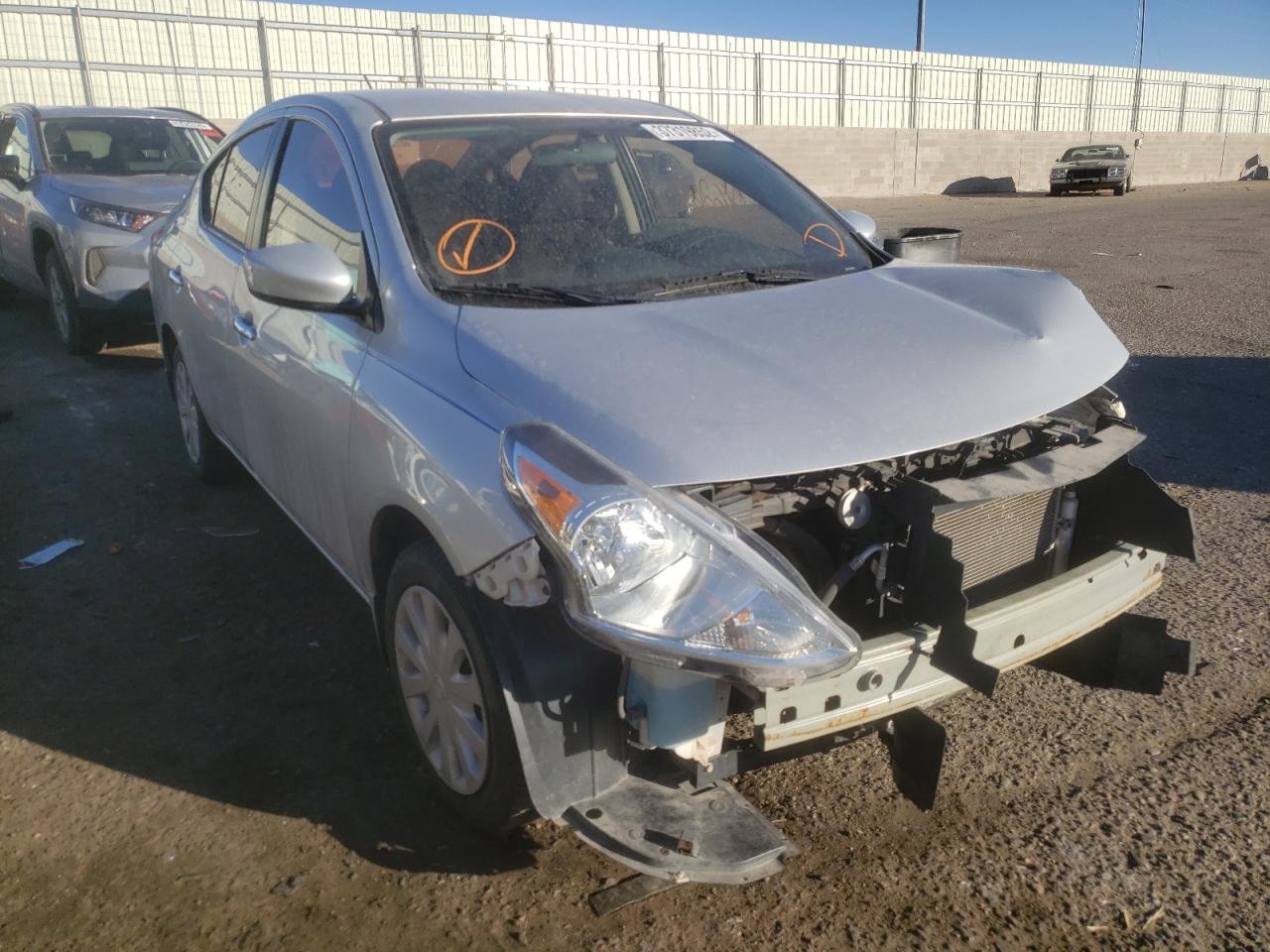 NISSAN VERSA S 2017 with VIN 3N1CN7AP3HL822490 - Photo from auction