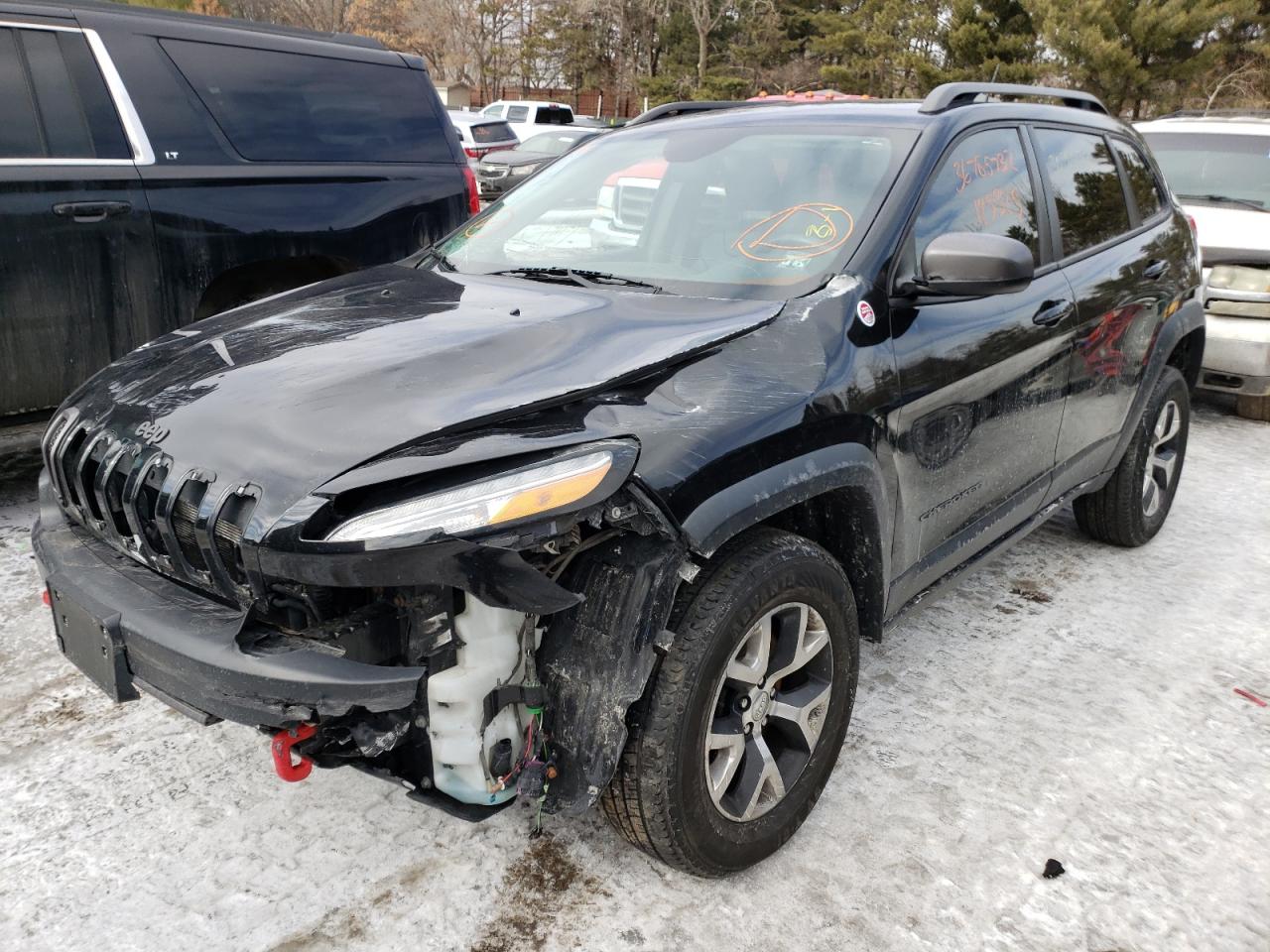 Photo 2 from auction – 2014 JEEP CHEROKEE T with VIN 1C4PJMBSXEW256796