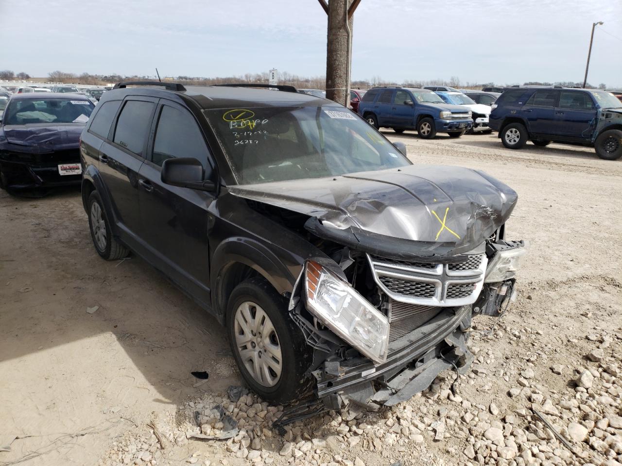 Photo 1 from auction – 2016 DODGE JOURNEY SE with VIN 3C4PDCAB5GT103061