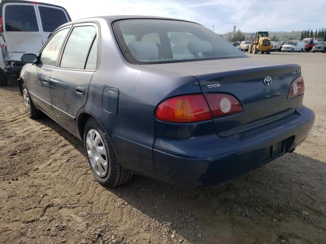Photo 3 from auction – 2002 TOYOTA COROLLA CE with VIN 1NXBR12E62Z639679