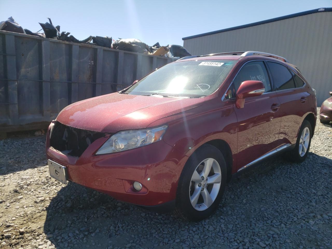 Photo 2 from auction – 2010 LEXUS RX 350 with VIN 2T2BK1BA5AC066433