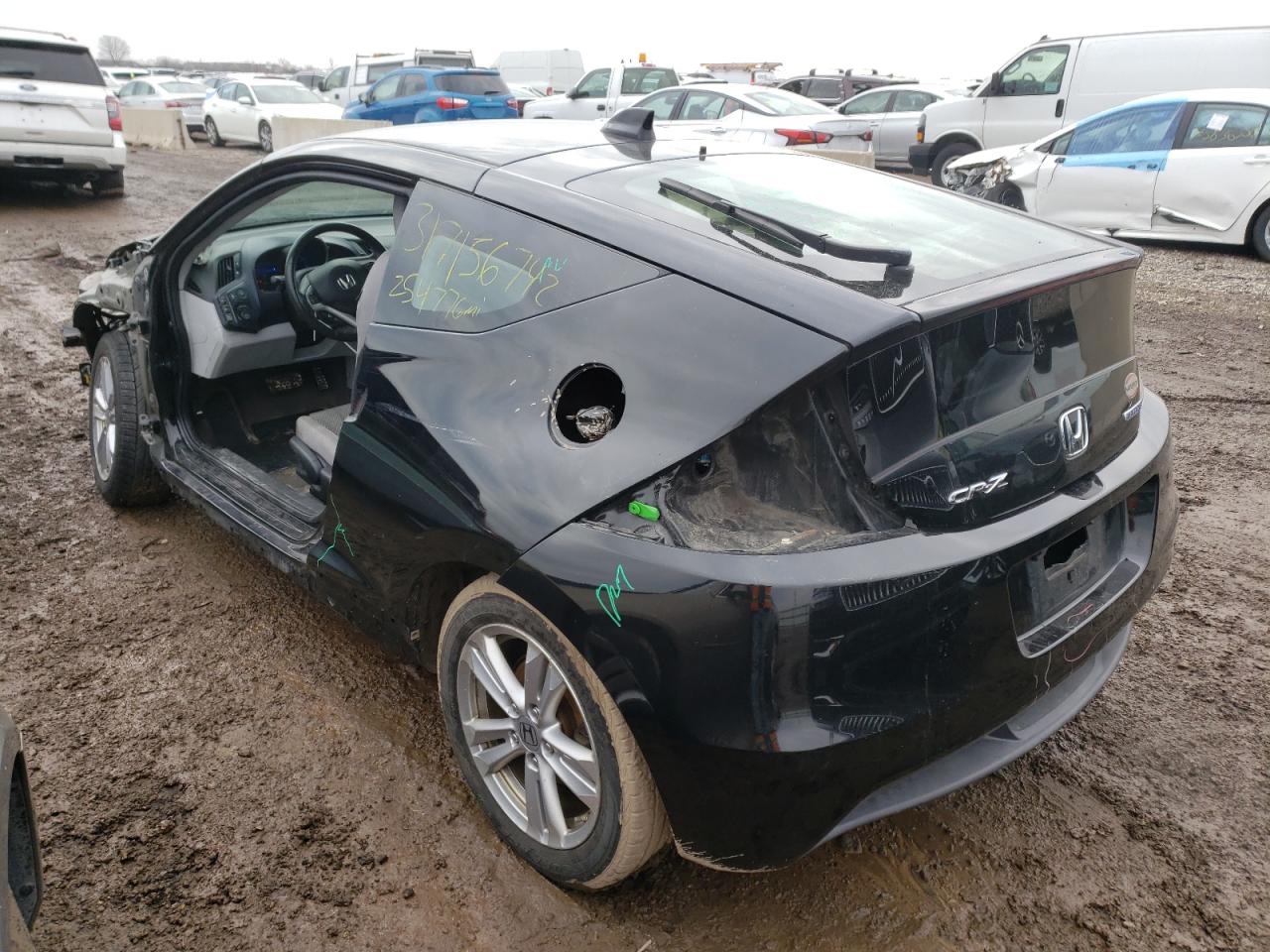 Photo 3 from auction – 2012 HONDA CR-Z EX with VIN JHMZF1D63CS001029