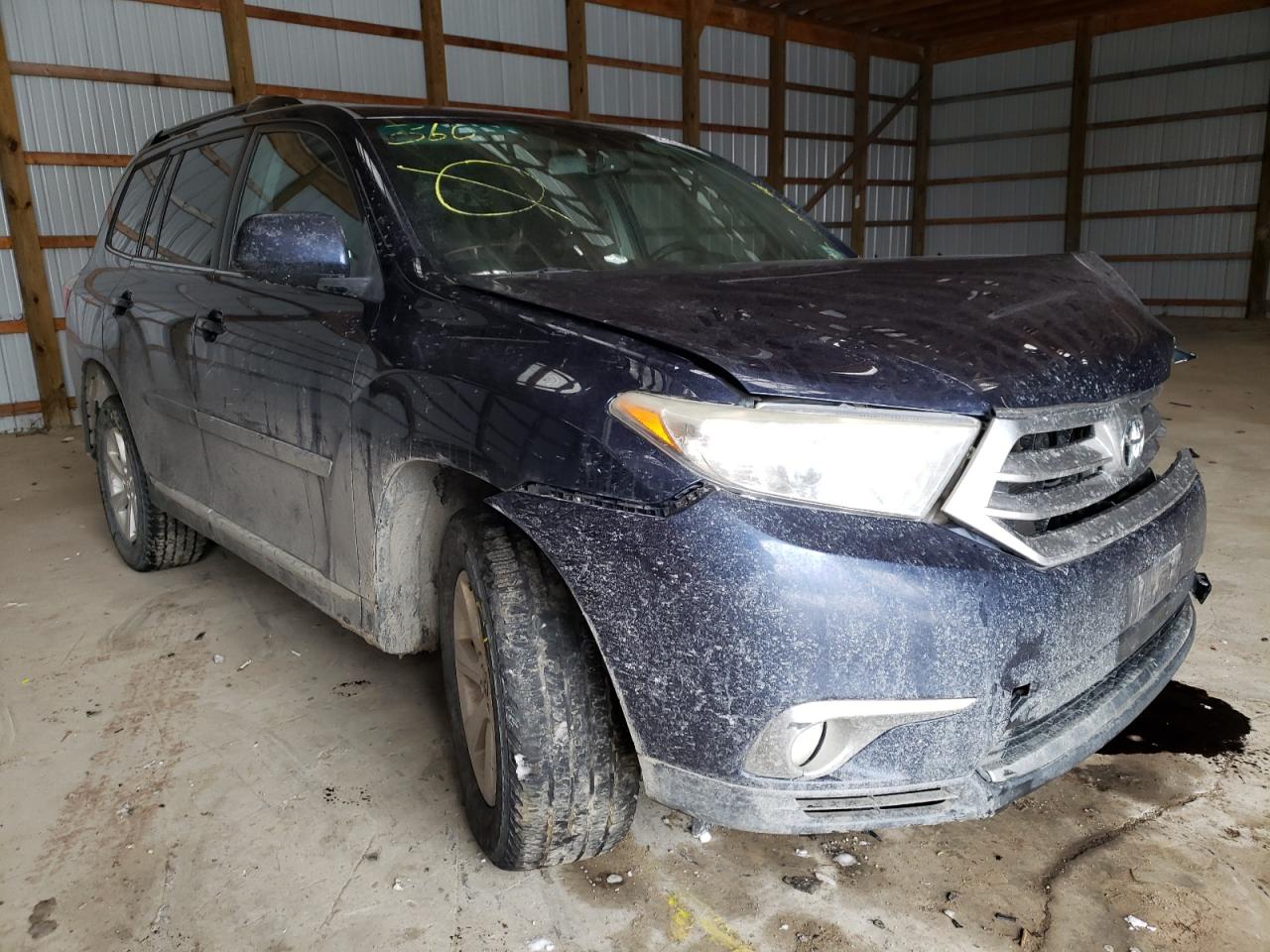 TOYOTA HIGHLANDER 2012 with VIN 5TDBK3EH4CS109873 - Photo from auction